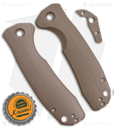 Honey Badger Knives Large Handle Set Desert Tan G-10 - Image 2