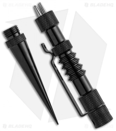 Jig Pro Shop Knotter's Tool Aluminum Fid + 3 Black Steel Stitching Needles - Image 3