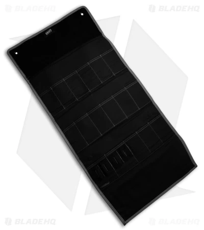 KNAFS Burrito Grande EDC Storage Roll Carry Case - Black Waxed Canvas - Image 3