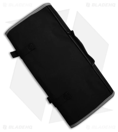 KNAFS Burrito Grande EDC Storage Roll Carry Case - Black Waxed Canvas - Image 2
