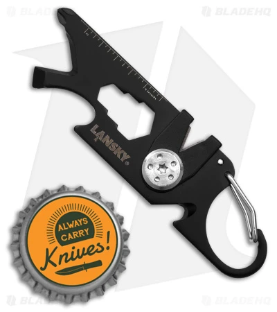 Lansky Roadie 8-In-1 Keychain Multi Tool - Black - Image 3
