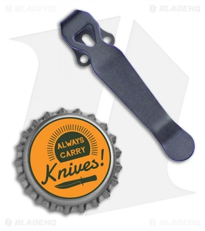 Lynch Northwest Benchmade/Emerson/ZT/Pro-Tech Deep Carry Pocket Clip (Blue) - Image 2