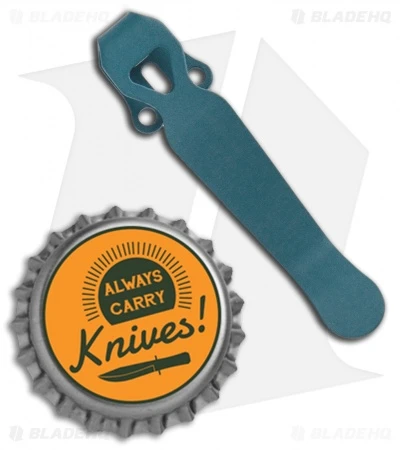 Lynch Northwest Benchmade/Emerson Deep Carry Pocket Clip (Jesse James Blue) - Image 2