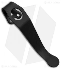 Lynch Northwest Short Titanium Spyderco Pocket Clip (Blacksmith) NW