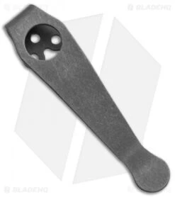 Lynch Northwest Short Titanium Spyderco Pocket Clip (Special Dark) NW