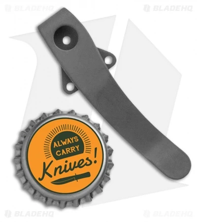 Lynch Northwest Spyderco Military Deep Carry Pocket Clip (Black Cerakote) NW - Image 2