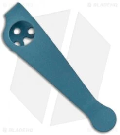 LynchNW Ti Pocket Clip Spyderco Para 3 Left Hand (Jesse James Blue)