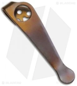 Lynch Northwest Spyderco Para 3 Ti Pocket Clip Clear Cerakote (Bronze Ano) NW