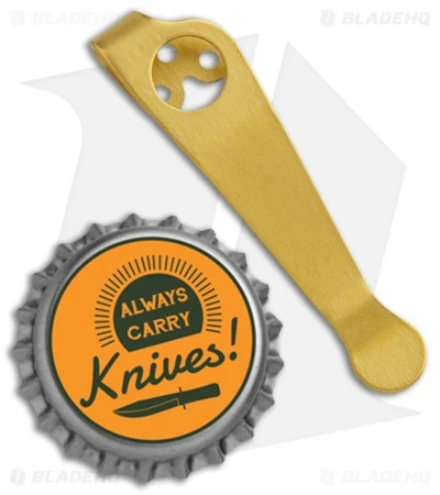 Lynch Northwest Spyderco Para 3 Ti Pocket Clip (Gold) NW - Image 2