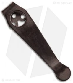 Lynch Northwest Short Spyderco Pocket Clip (Brown ORB Titankote)