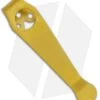 Lynch Northwest Spyderco Pocket Clip Short Titankote (SS Gold Titankote)