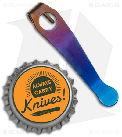 Lynch Northwest Spyderco Titanium Replacement Pocket Clip (Fade Ano) - Image 2