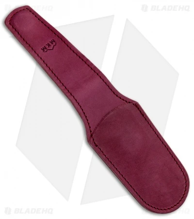 MKM Leather Pocket Knife Sheath - Burgundy - Image 2