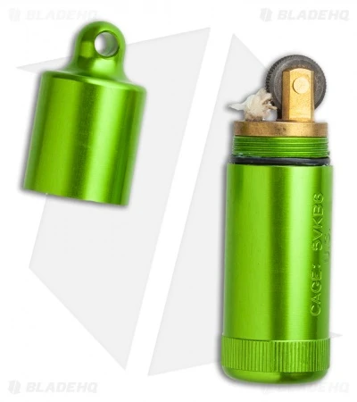 Maratac Gloss Green Aluminum Peanut Lighter XL - Image 2