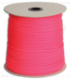 Marbles 550 Paracord Hot Pink Nylon (1000') USA