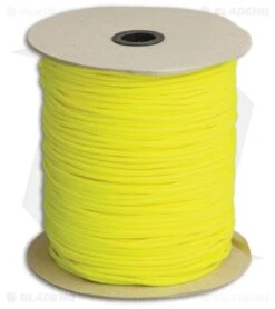 Marbles 550 Neon Yellow Paracord Nylon (1000') USA