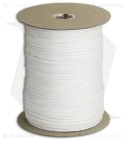 Marbles 550 White Paracord Nylon (1000') USA