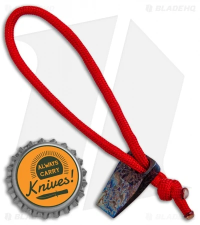 Maverick Customs "Just The Tip" Nebula Lanyard W/ Red Paracord - Image 2