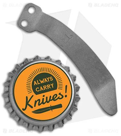 Maverick Customs Titanium Microtech Stitch Pocket Clip - Charcoal Gray - Image 3