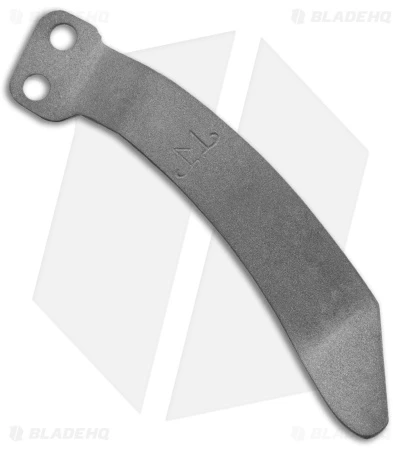 Maverick Customs Titanium Microtech Stitch Pocket Clip - Charcoal Gray