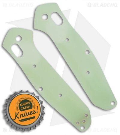 Flytanium Custom Natural Jade G-10 Scales For Benchmade Mini Osborne 945 - Image 2