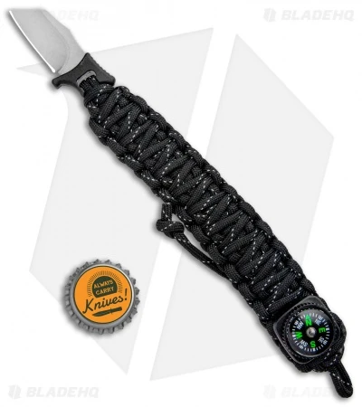 Outdoor Edge ParaSpark Survival Bracelet Knife Black (1.37" Stonewash) - Image 5
