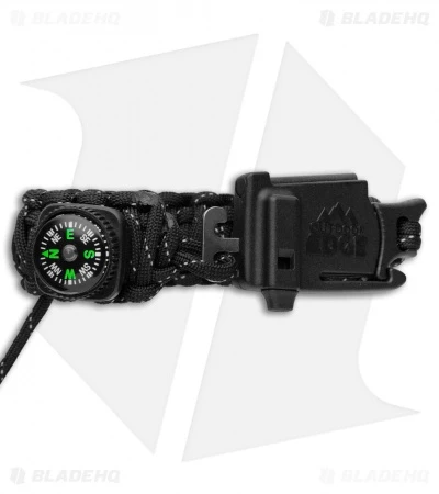 Outdoor Edge ParaSpark Survival Bracelet Knife Black (1.37" Stonewash) - Image 2