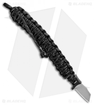 Outdoor Edge ParaSpark Survival Bracelet Knife Black (1.37" Stonewash) - Image 3