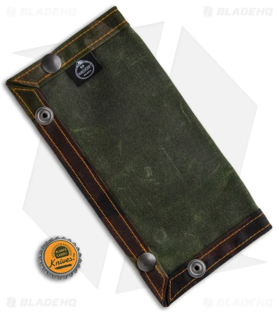 PNW Bushcraft EDC Travel/Dump Tray - Camo/OD Green Waxed Canvas - Image 4