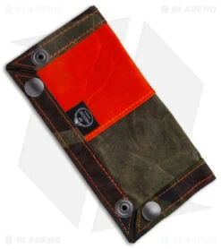 PNW Bushcraft EDC Travel Tray - Camo/Orange Waxed Canvas