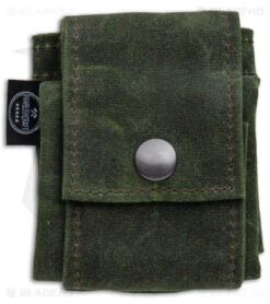PNW Bushcraft Rugged Waxed Foraging Pouch Hip Bag - OD Green Canvas