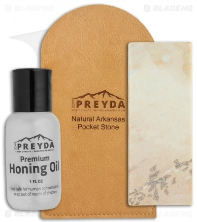 RH Preyda Natural Arkansas Pocket Sharpening Stone #30997