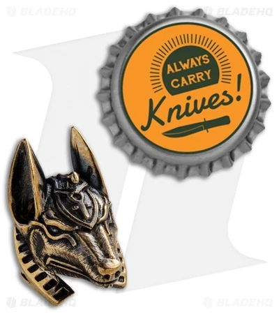 RUS Beads Shop Anubis God Of The Dead Lanyard Bead - Bronze - Image 3