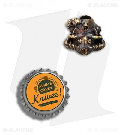 RUS Beads Shop Apocalypse Gas Mask Lanyard Bead - Bronze - Image 3