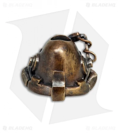 RUS Beads Shop Apocalypse Gas Mask Lanyard Bead - Bronze - Image 2