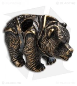 RUS Beads Shop Armored Bear Lanyard Bead - Bronze