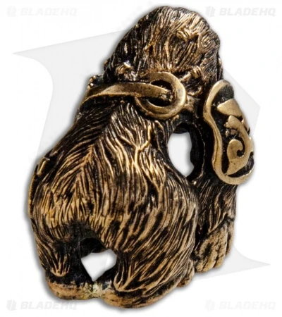 RUS Beads Shop Armored Gorilla Lanyard Bead - Bronze - Image 2