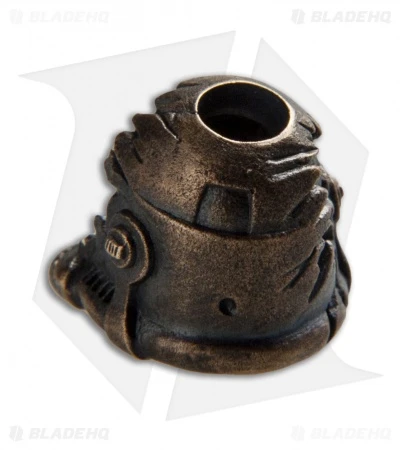 Rus Bead Shop Death Trooper Skull Lanyard Bead - Bronze - Image 2