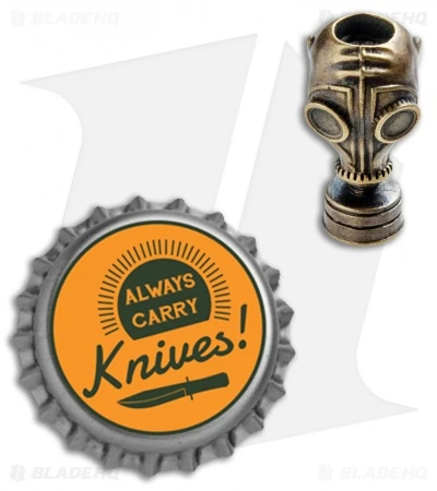 RUS Beads Shop Gas Mask Lanyard Bead - Bronze - Image 3