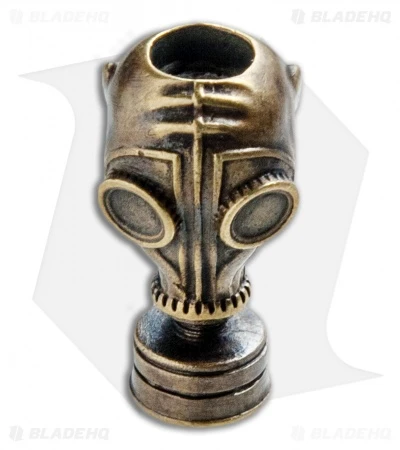 RUS Beads Shop Gas Mask Lanyard Bead - Bronze