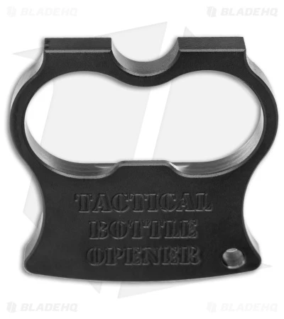 Red Horse Knife Works Bad Apples Tactical Bottle Opener Steel Cerekote Black - Image 2