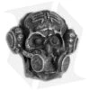 Schmuckatelli Brous Gas Mask Skull Bead W/ Logo (Black Oxide)