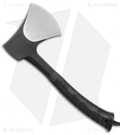 Schrade Full Tang Hatchet Black TPE (Black/Satin) SCAXE10