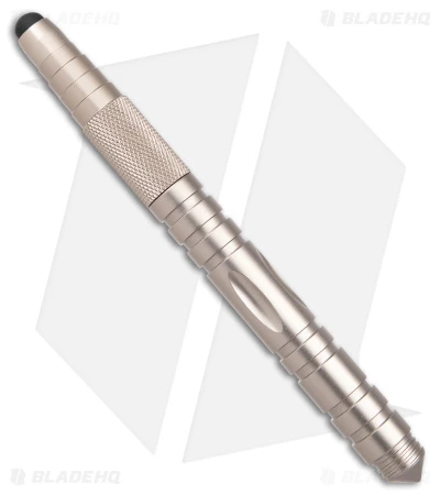 Smith & Wesson Tactical Pen + Stylus Silver Aluminum SWPEN3S - Image 2