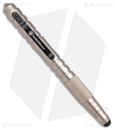 Smith & Wesson Tactical Pen + Stylus Silver Aluminum SWPEN3S