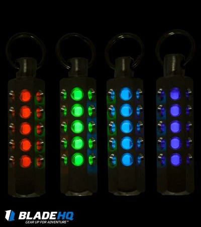 Spalinger Brass Hex Tritium Lantern (Blasted + Torched) - Image 3