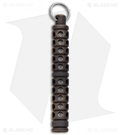 Spalinger Gear Brass Round XL Grooved Tritium Lantern (Dark Patina) - Image 3