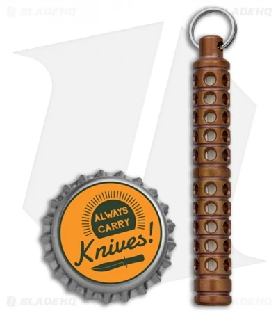 Spalinger Gear Copper XL Round Grooved Lantern (Old Penny Patina) - Image 3