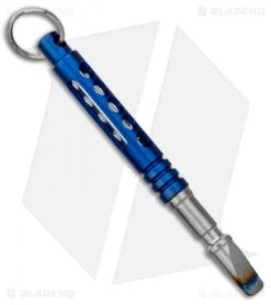 Spalinger Gear Minimalist Tritium Pry-Tool Key Chain (Anodized Dark Blue)