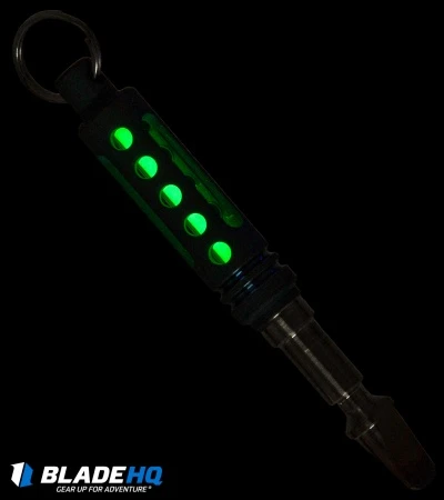 Spalinger Gear Round Tritium Pry-Tool Key Chain (Anodized Light Blue) - Image 3